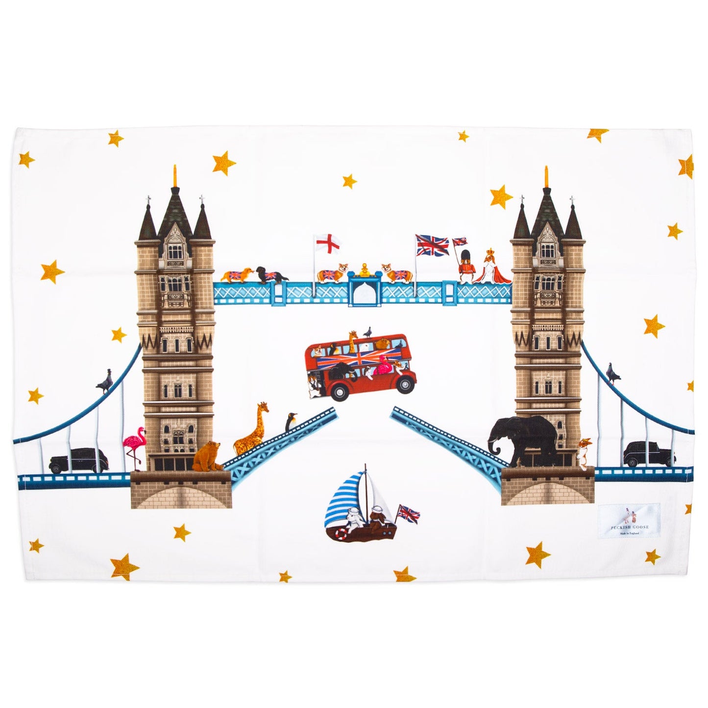 Peckish Goose Tower Bridge Tea Towel