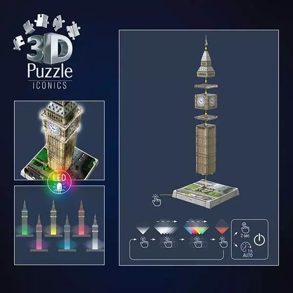 Ravensburger 3D Big Ben Iconics 216pc Puzzle