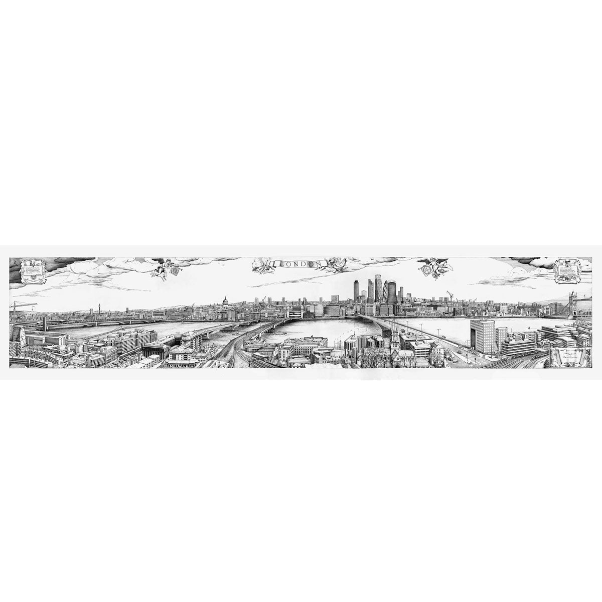 Robin Reynolds London Redrawn Panorama Print