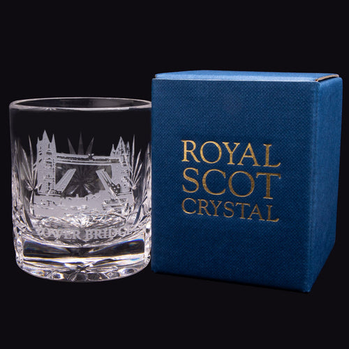 Royal Scott Crystal 4oz Shot Glass Tower Bridge