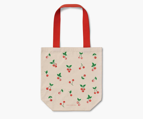 Canvas Tote Bag - Cherries