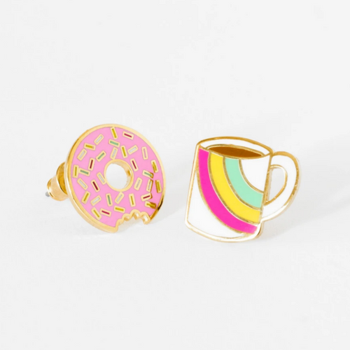 Coffee & Donut Earrings