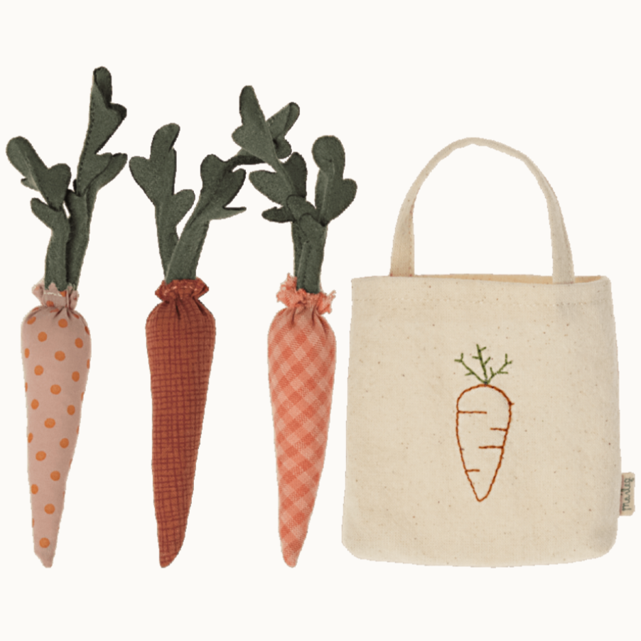 Carrots in Shopping Bag
