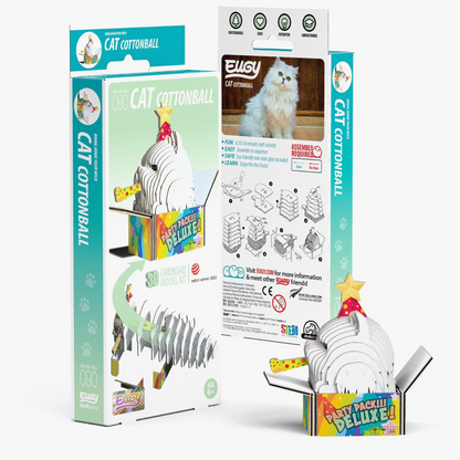 Cat - Cottonball 3-D model kit