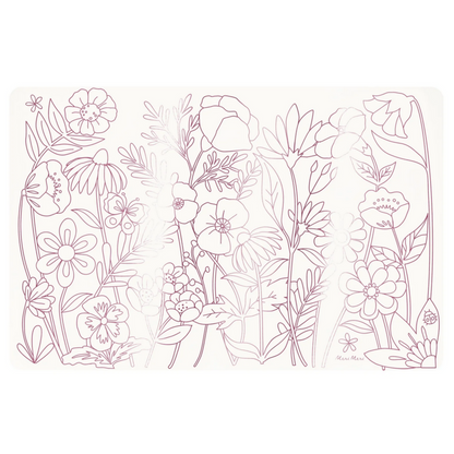 Butterflies & Flowers Colouring Placemats -pk8