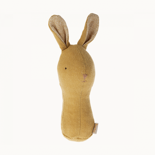 Bunny Rattle - dusty yellow