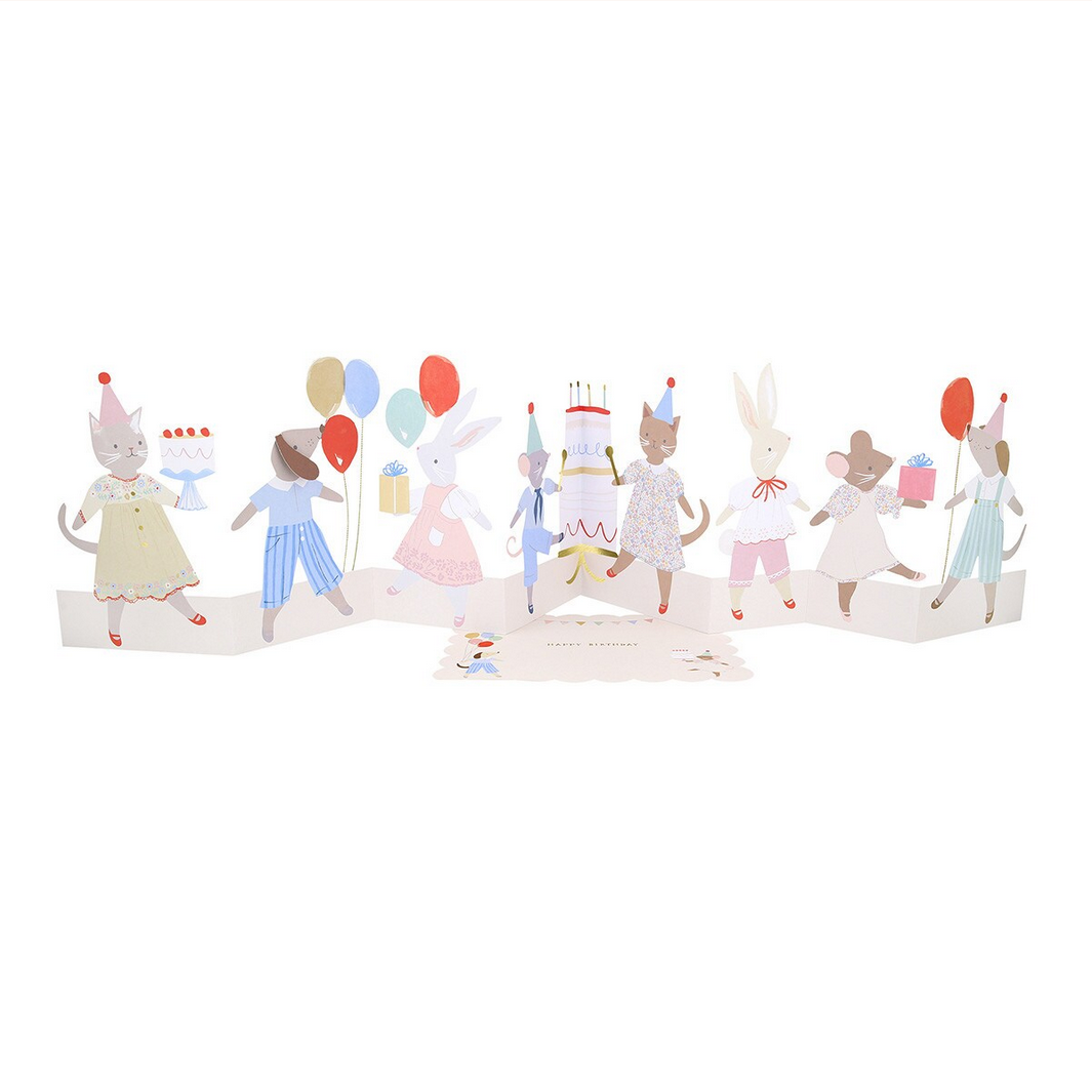 Animal Friends Birthday Card