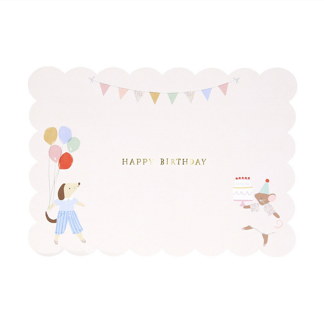 Animal Friends Birthday Card