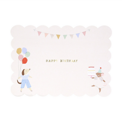 Animal Friends Birthday Card