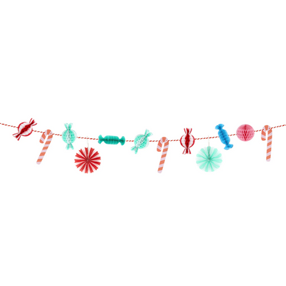 Christmas Candy Mini Honeycomb Garland