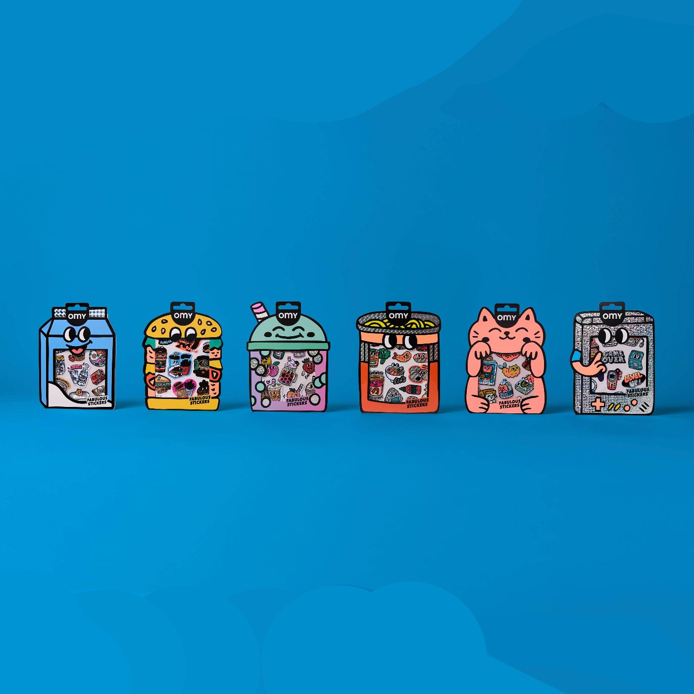 36 ASSORTED STICKERS - BIG