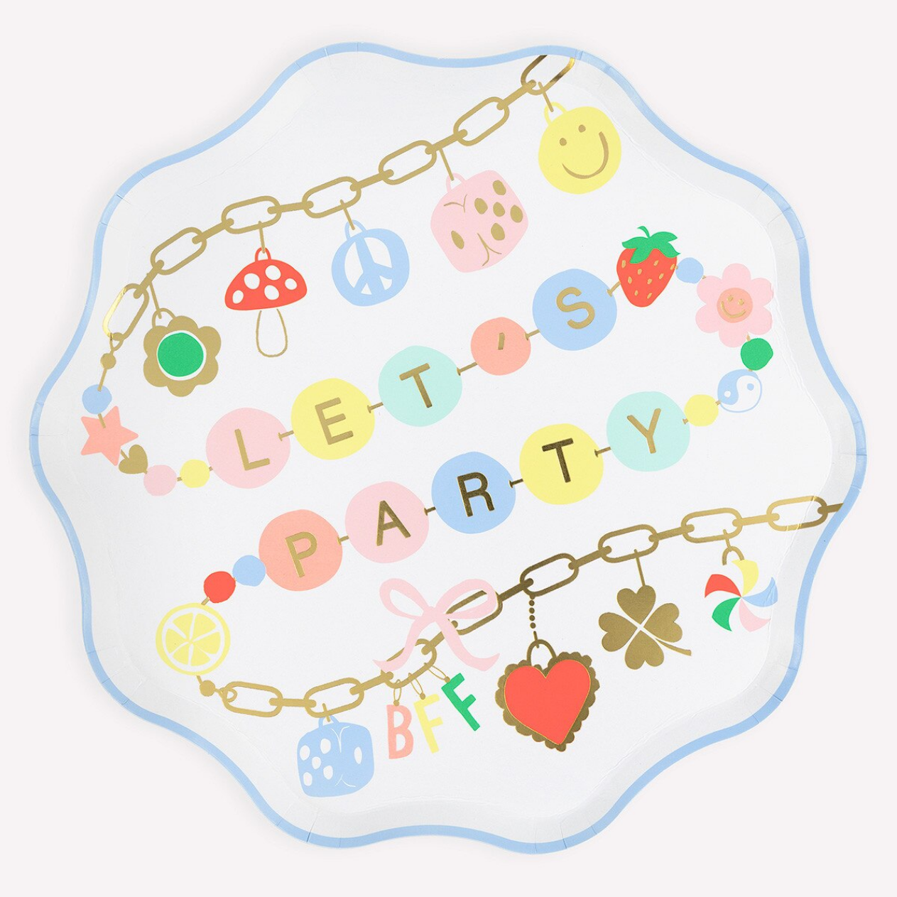 Charm Party Dinner Plates (x8)