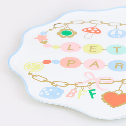 Charm Party Dinner Plates (x8)