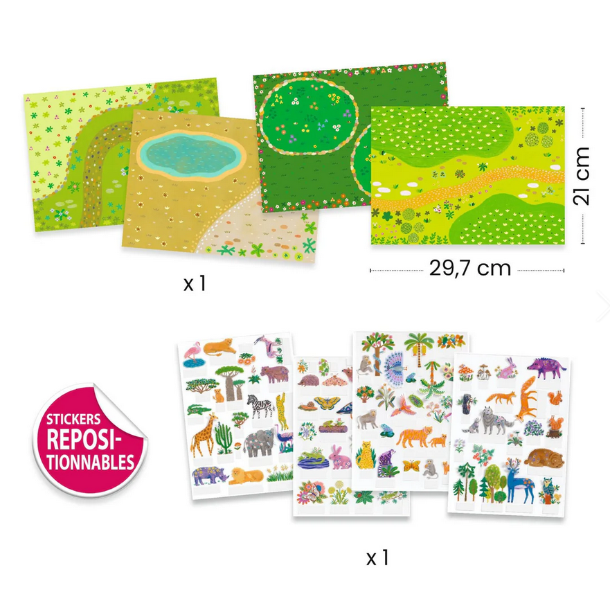 Animals Lift Up Stickers