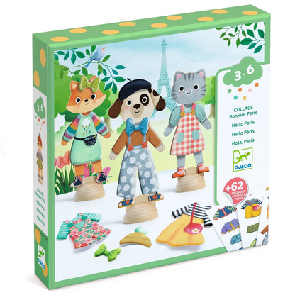 Bonjour Paris Collage Craft Kit