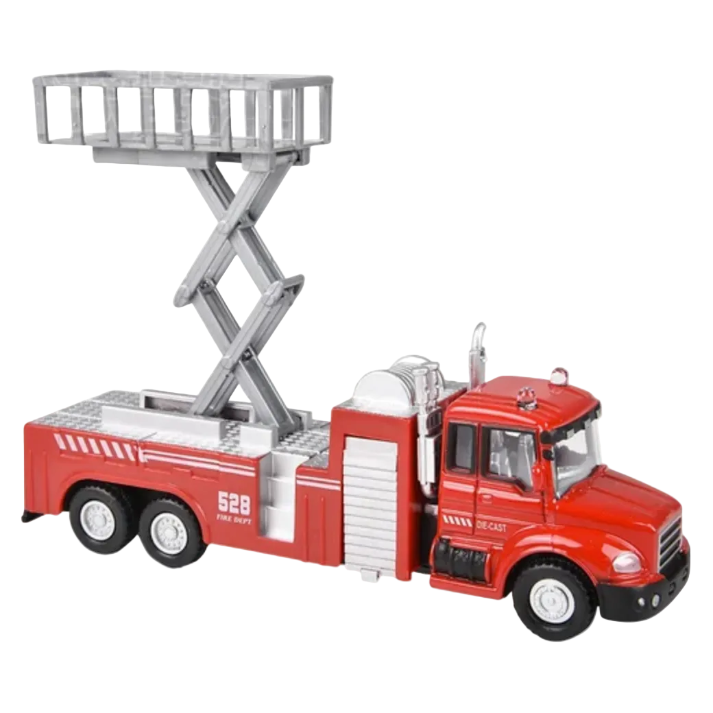6" Die-Cast Pull Back Trucks