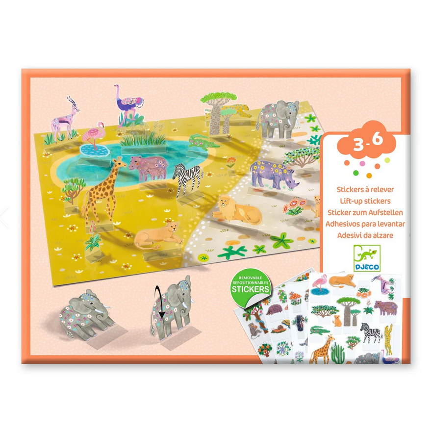 Animals Lift Up Stickers