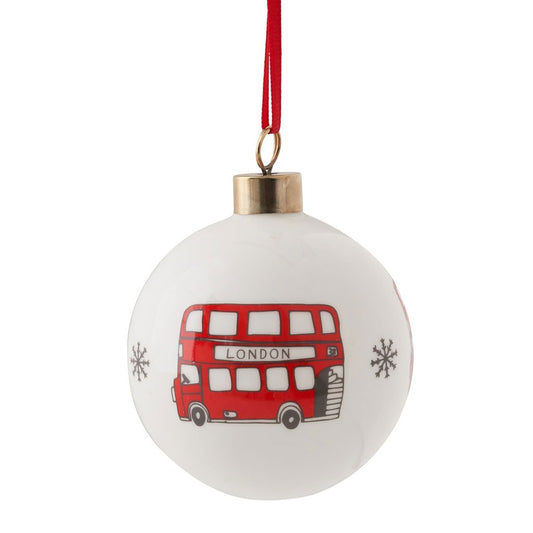Victoria Eggs London Bus Bauble