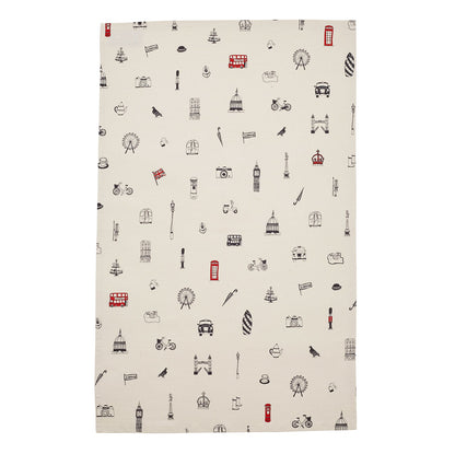 Victoria Eggs Simply London Tea Towel