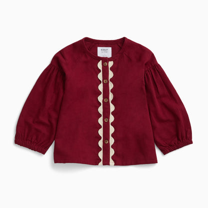 KIDLY by MORI Berry Blouse