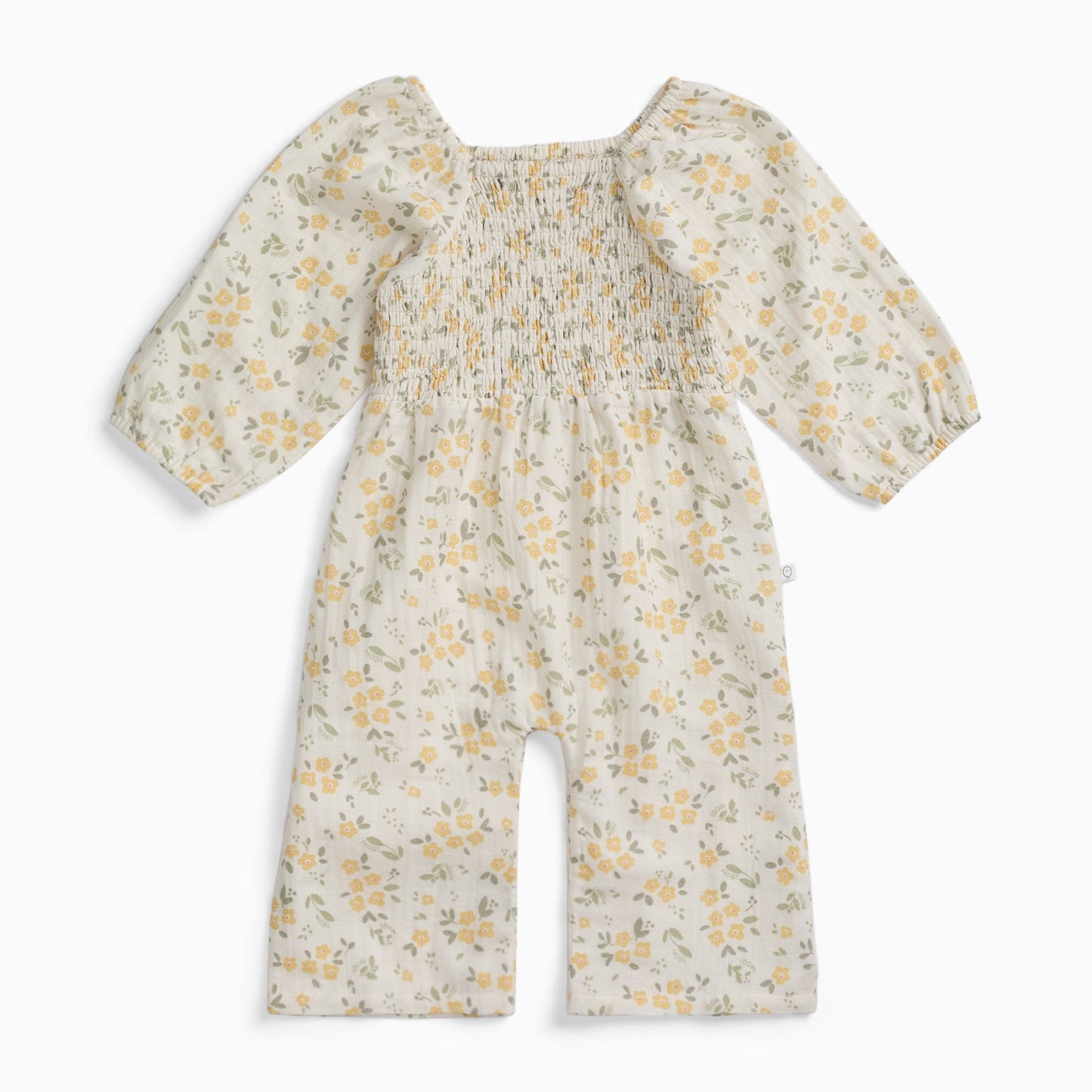 Floral Muslin Smocked Jumpsuit