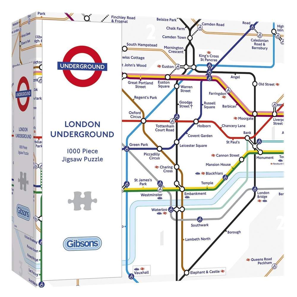 TFL London Underground Map 1000pc Puzzle