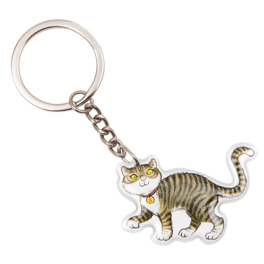 The Tower Bridge Cat Shaped PVC Keyring