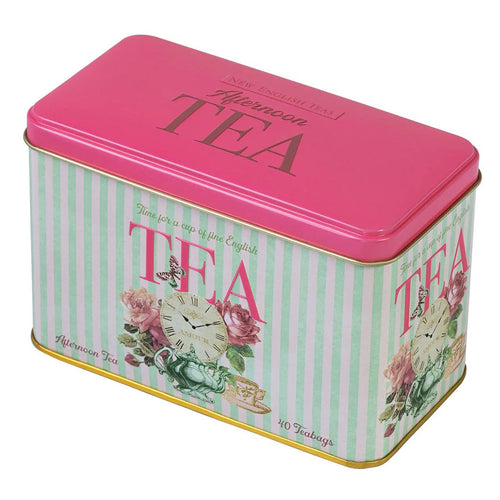 New English Teas - Time For Tea Pink Tin