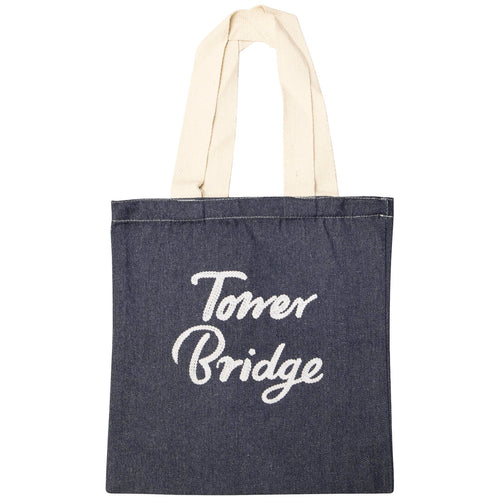 Tower Bridge Denim Tote Bag