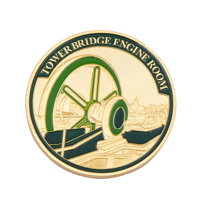Tower Bridge Engine Room Gold Medal Coin