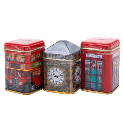 New English Teas - Traditions of London Mini Tea Tin Set
