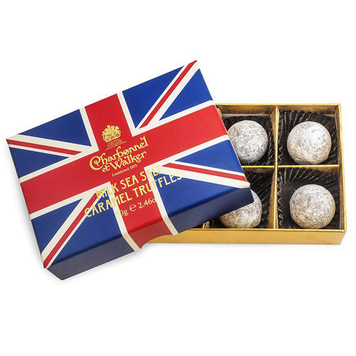 Union Jack Milk Sea Salt Caramel Truffles