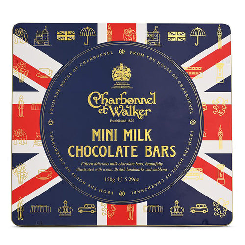 Union Jack Mini Milk Chocolate Bars Tin