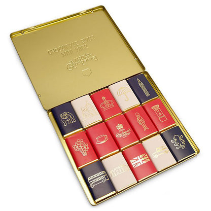 Union Jack Mini Milk Chocolate Bars Tin