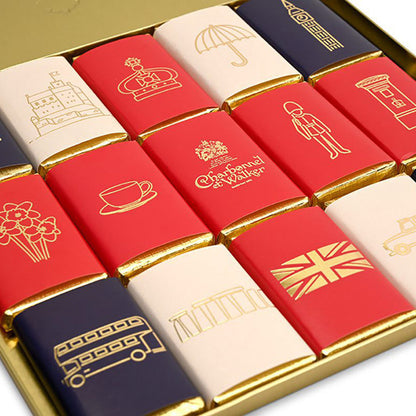 Union Jack Mini Milk Chocolate Bars Tin