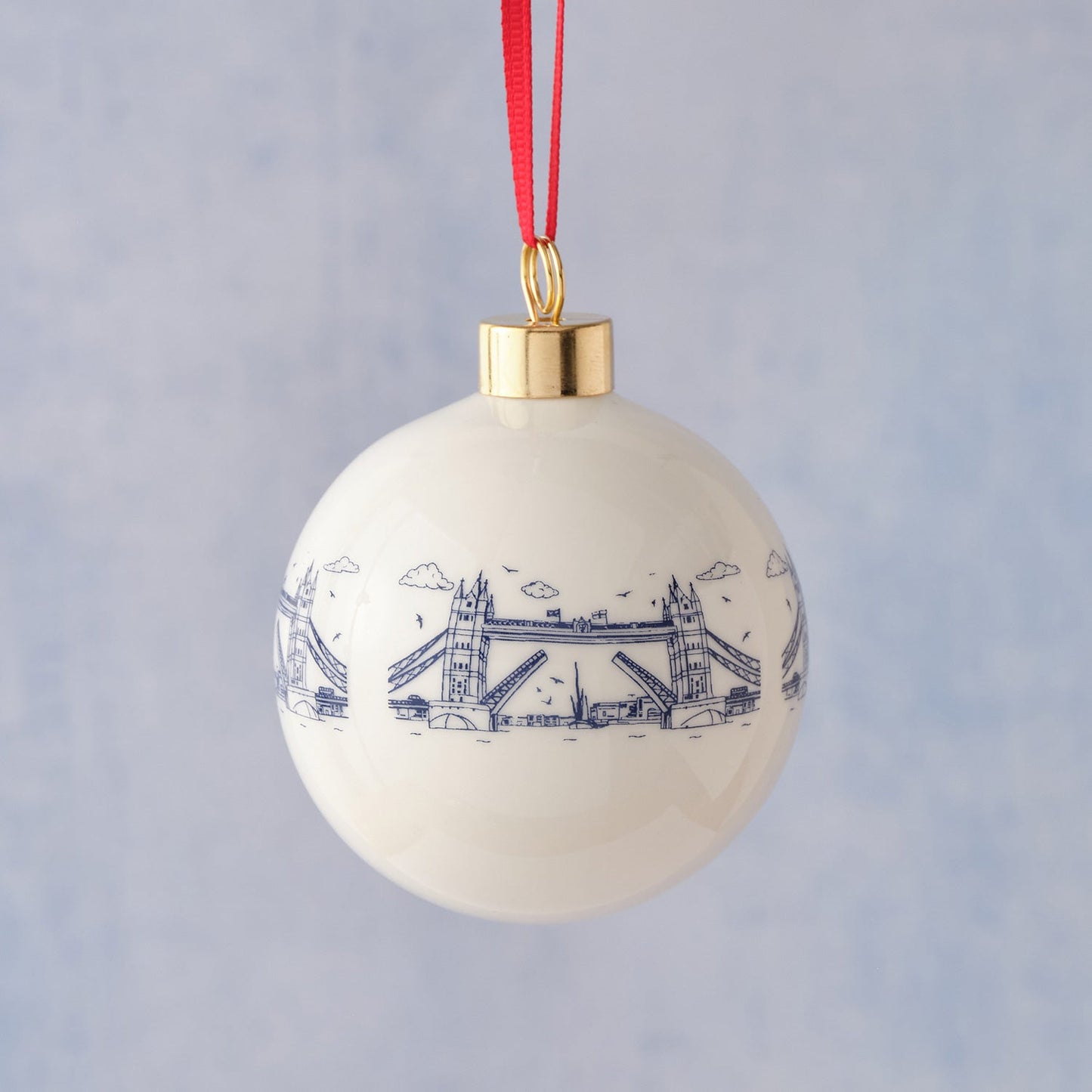 Victoria Eggs Tower Bridge Bauble