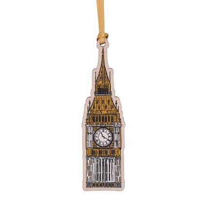 Victoria Eggs Big Ben Wooden Decoration