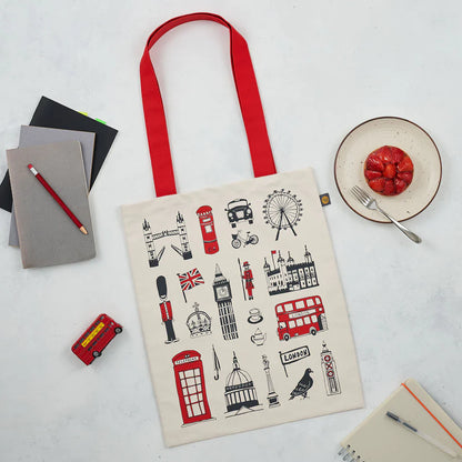 Victoria Eggs Big Smoke London Canvas Tote Bag
