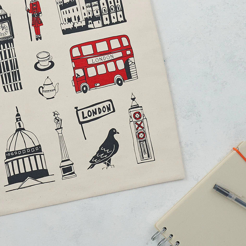 Victoria Eggs Big Smoke London Canvas Tote Bag