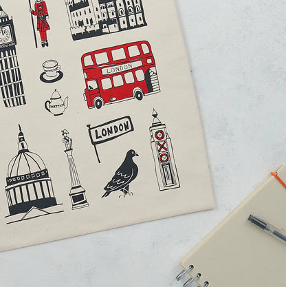 Victoria Eggs Big Smoke London Canvas Tote Bag