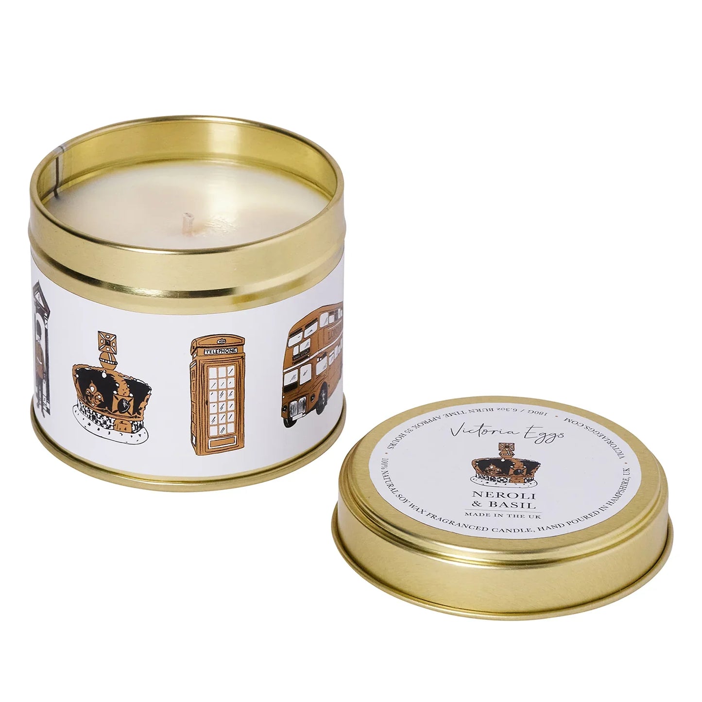 Victoria Eggs City of London Candle - Neroli & Basil