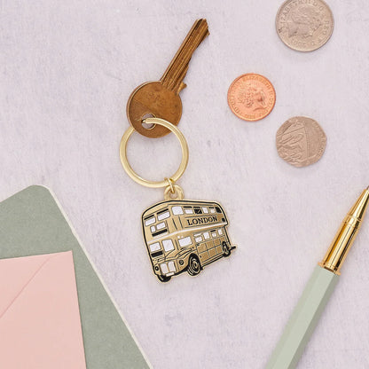 Victoria Eggs London City Bus Keyring