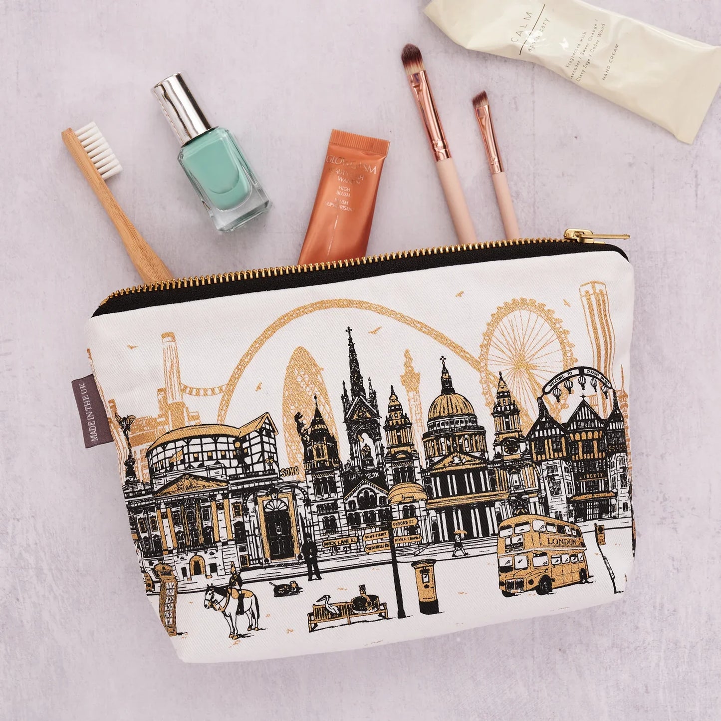 Victoria Eggs Quintessentially London Cosmetic Bag