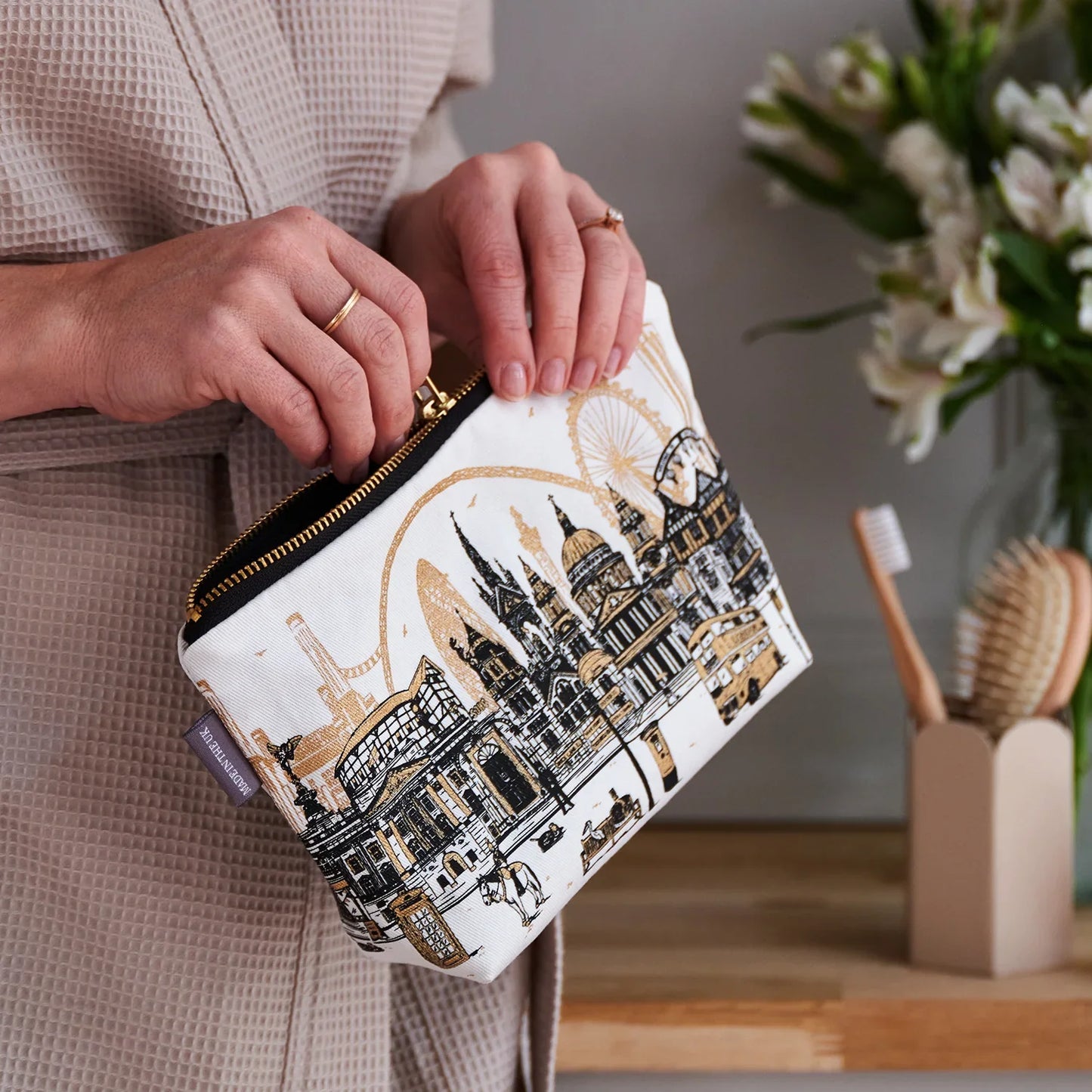 Victoria Eggs Quintessentially London Cosmetic Bag