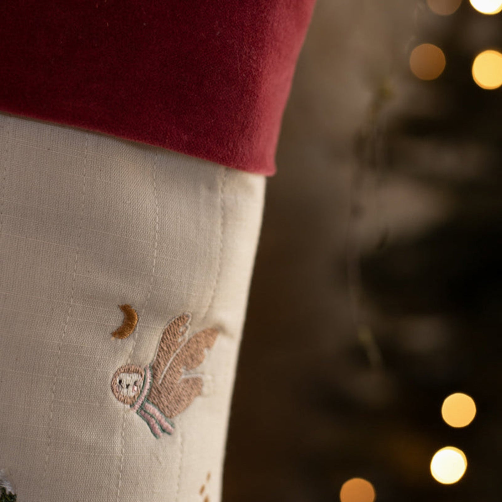 Avery Row Christmas Stocking - Bear Cub