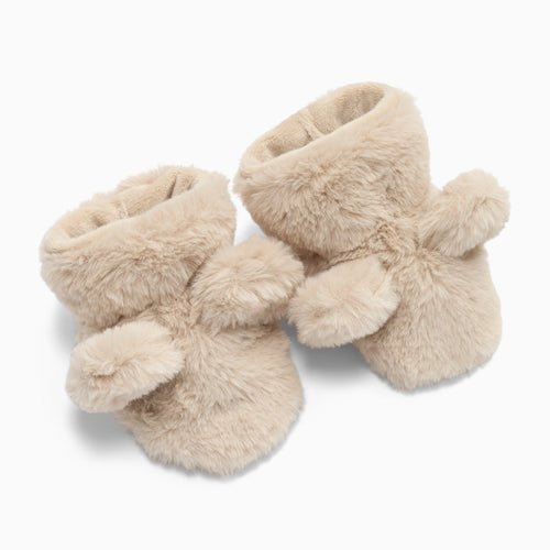 Bear Faux Fur Booties