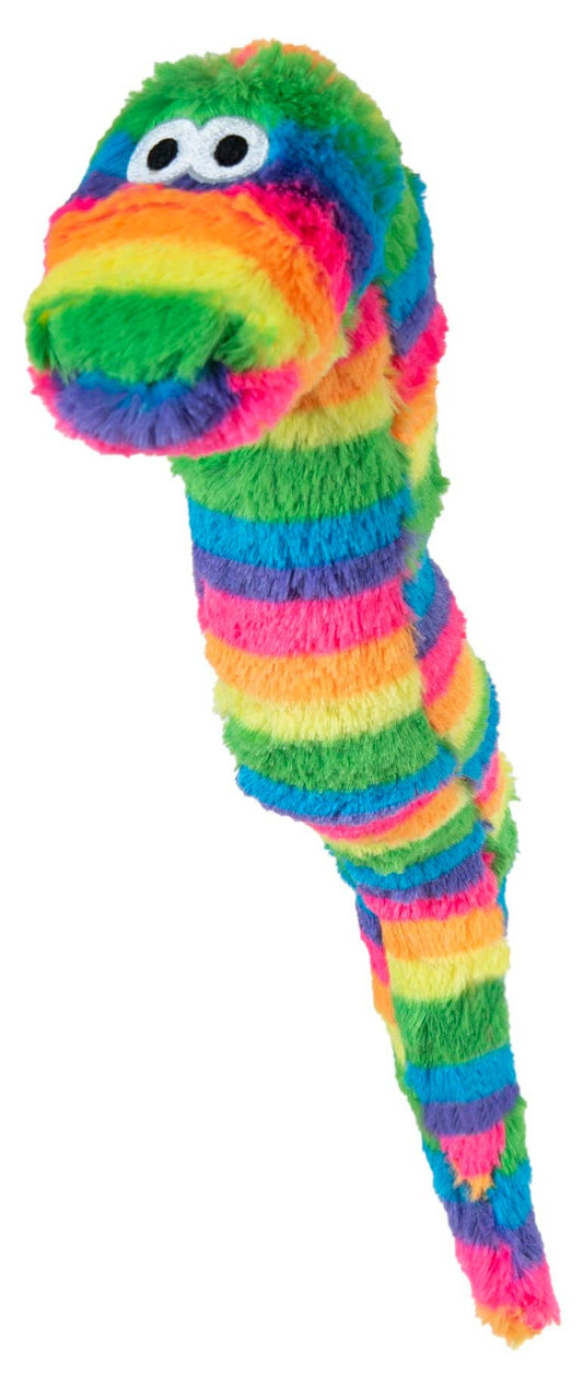 Caitec Inc - Chuckles Small Snake Plush in Assorted Colors Dog Toy – HERO