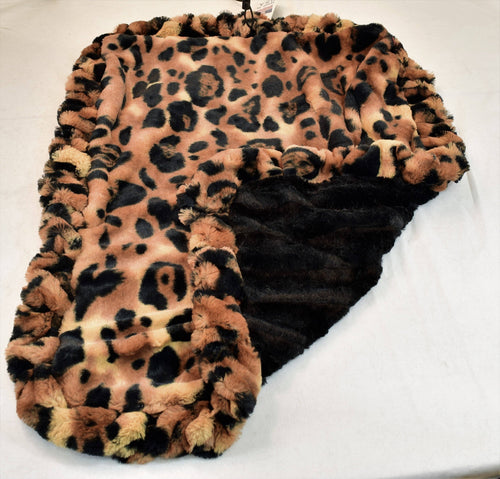 Big Cat & Black Mink Travel Bed/Blanket: Small