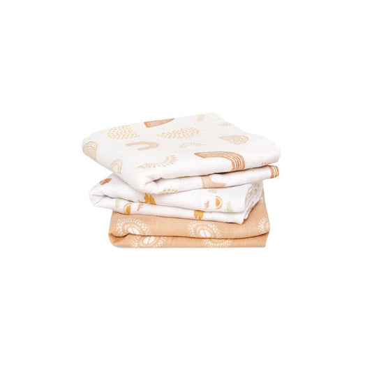 aden + anais Boutique Cotton Muslin Squares - 3 Pack - Keep Rising