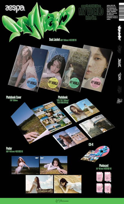aespa - 3rd Mini Album MY WORLD ( Intro Ver. )